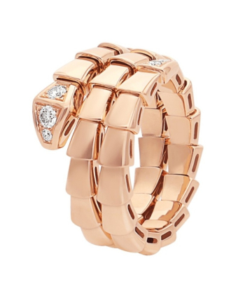 Кольцо Bvlgari Serpenti Viper Two-Coil Ring 357867