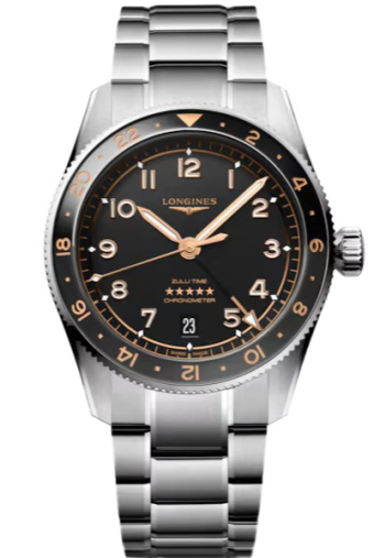 Longines Spirit Zulu Time 39 mm L3.802.4.50.6