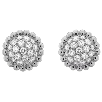 Серьги Van Cleef & Arpels Perlee Diamants VCARO9PF00