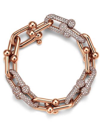Браслет Tiffany HardWear Large Link Bracelet Pavé Diamonds 70751062