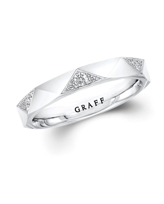 Кольцо Graff Laurence Graff Signature Faceted Diamond Wedding Band RGR994
