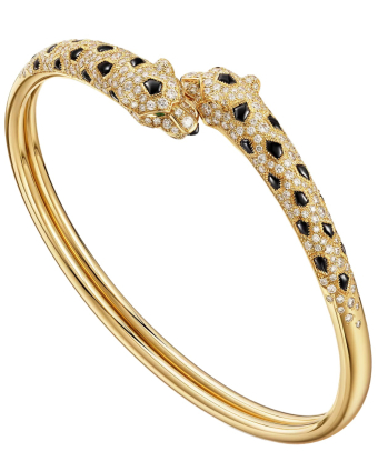 Браслет Cartier Panthere de Cartier Half-Paved Small Bracelet N6725617