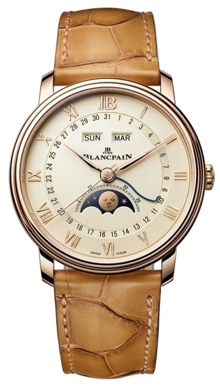 Blancpain Villeret Quantieme Complet 40.2 mm 6654N 3642 55B
