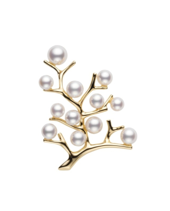 Брошь Mikimoto Kofuku No Ki Brooch PB-767AK