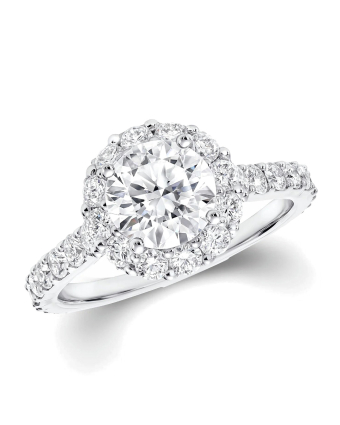 Кольцо для помолвки Graff Icon Round Diamond Engagement Ring RGR618