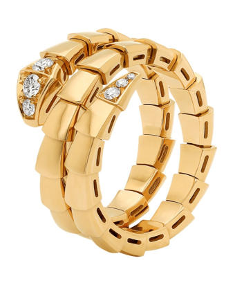 Кольцо Bvlgari Serpenti Viper Two-Coil Ring 357870