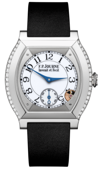 F.P. Journe Elegante 40 mm Titanium 2 Rows of Diamonds Black