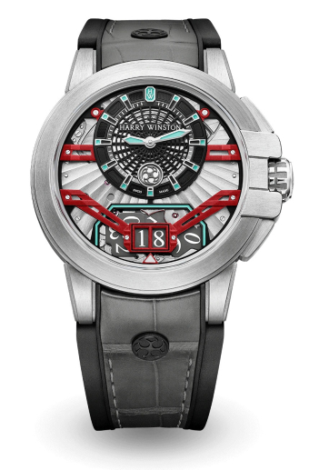 Harry Winston Ocean Zalium Variation Gray/Black OCEABD42ZZ005