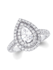 Кольцо для помолвки Graff Twin Constellation Pear Shape Diamond Engagement Ring RGR393ALL