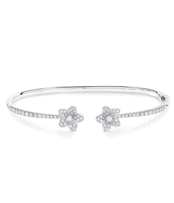 Браслет Graff Wild Flower Open Pavé Diamond Bangle RGB540