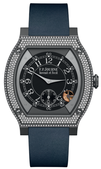 F.P. Journe Elegante 48 mm Titalyt® Set With Diamonds Midnight Blue