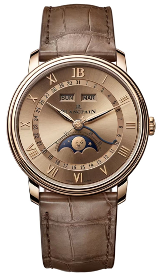 Blancpain Villeret Quantieme Complet 40.2 mm 6654N 3646 55B