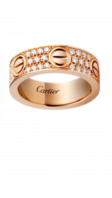 Кольцо Cartier Love Ring Diamond-Paved, артикул: B4087600