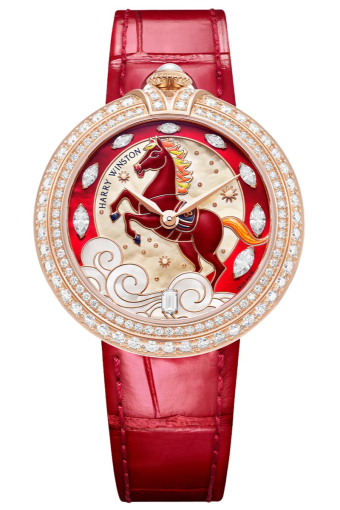 Harry Winston Moments Chinese New Year Automatic 36 mm MMTAHM36RR003