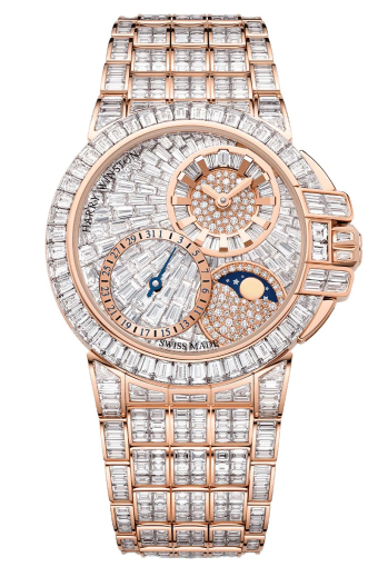 Harry Winston Ocean Date Moon Phase Automatic 36 mm OCEAMP36RR005