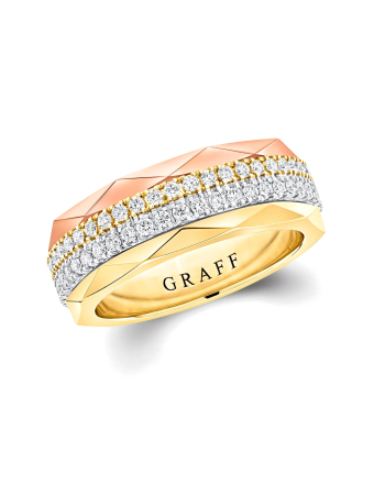 Кольцо Graff Laurence Graff Signature Four-Row Layered Diamond Ring RGR1086