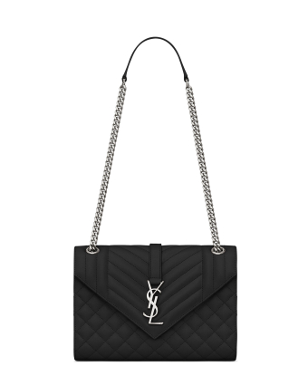 Сумка Saint Laurent Envelope Medium In Quilted Grain De Poudre Embossed Leather