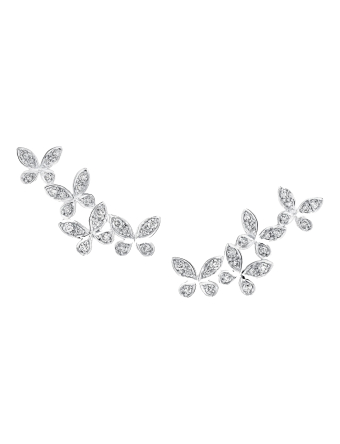 Серьги Graff Butterfly Pave Butterfly Diamond Petite Ear Climbers RGE1818
