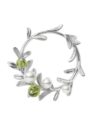 Брошь Mikimoto Olive Brooch PB20165LS