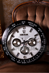 Настенные часы Rolex Daytona Cosmograph Black Crystal