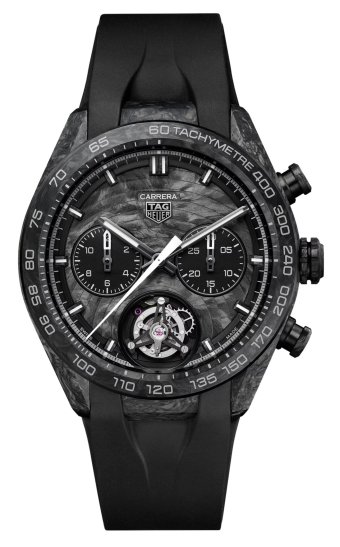 TAG Heuer Carrera Chronograph Tourbillon Extreme Sport TH-Carbonspring 44 mm CBU5091.FT6305