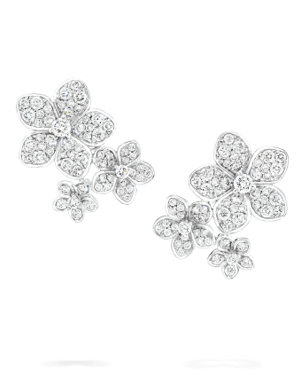 Серьги Graff Wild Flower Diamond Cluster Stud Earrings RGE1739