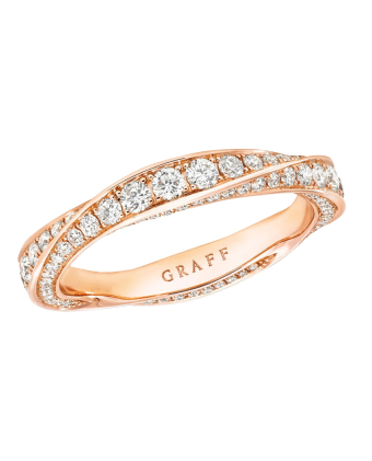 Кольцо Graff Spiral Pave Diamond Band RGR783