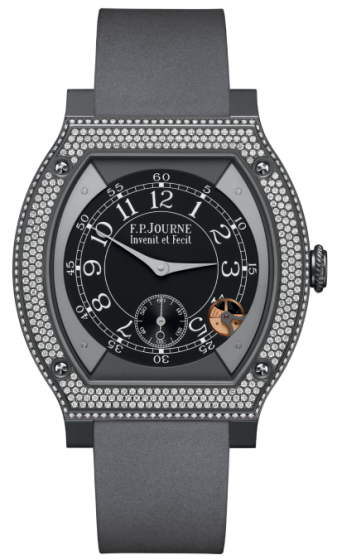 F.P. Journe Elegante 48 mm Titalyt® Set With Diamonds Grey