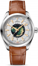Omega Seamaster Aqua Terra 150M Co-Axial Master Chronometer GMT Worldtimer 43 mm 220.93.43.22.99.001