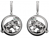 Серьги Cartier Panthere de Cartier High Jewelry Earrings, артикул: N8503700