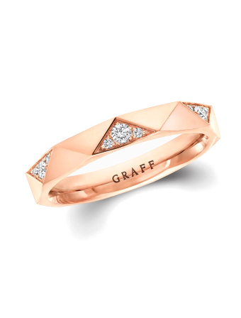 Кольцо Graff Laurence Graff Signature Faceted Diamond Wedding Band RGR996