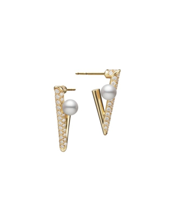 Серьги Mikimoto V Code Pierced Earrings PE-1811PK