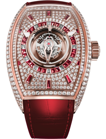 Franck Muller Curvex CX Grand Central Tourbillon Rainbow 36.5 x 52.65 mm CX 36 TCTR DCD BAG RU 5N 5N