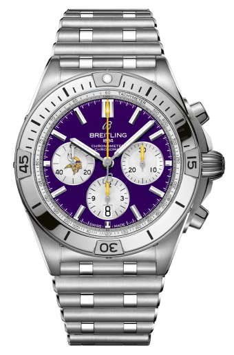 Breitling Chronomat B01 42 mm NFL Minnesota Vikings Edition AB01342B1K4A1
