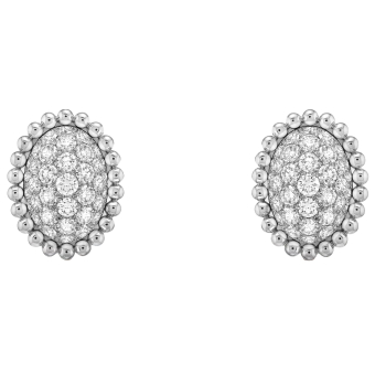 Серьги Van Cleef & Arpels Perlee Diamonds Pave VCARP7UY00