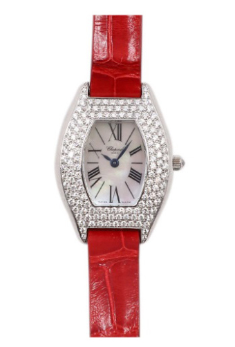 Chopard Tonneau Ladies Diamonds White Gold 13/7021/8/6460