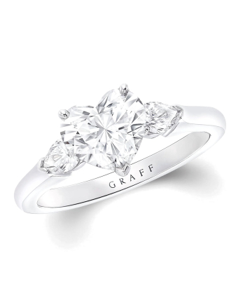 Кольцо для помолвки Graff Promise Heart Shape Diamond Engagement Ring HP01