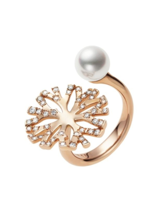 Кольцо Mikimoto Coral Ring PR01511I