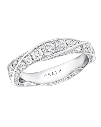 Кольцо Graff Spiral Pave Diamond Band RGR788