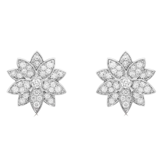 Серьги Van Cleef & Arpels Lotus Small VCARO96B00