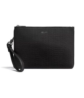 Клатч Zegna Black Leather