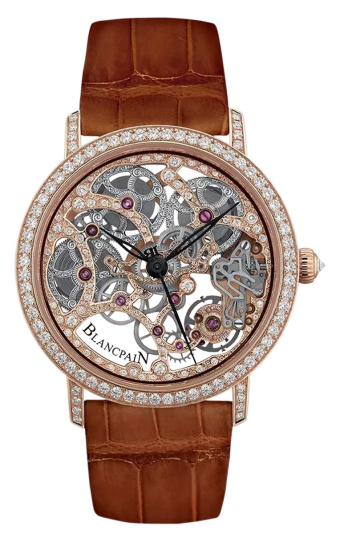 Blancpain Villeret Squelette 8 Jours 38 mm 6633 2900 55B