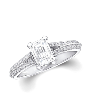 Кольцо для помолвки Graff Legacy Emerald Cut Diamond Engagement Ring RGR309E