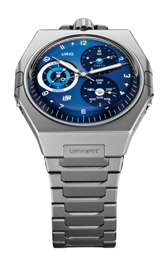 Urwerk Special Projects UR-10 SpaceMeter Blue Final Edition 45.4 x 44 mm