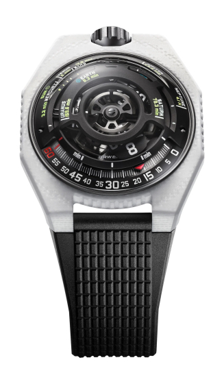 Urwerk Satellite UR-100V Lightspeed Ceramic 43 x 51.7 mm