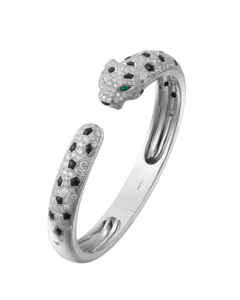 Браслет Cartier Panthere de Cartier Half-Paved Bracelet Medium Model N6722317
