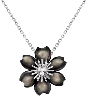 Подвеска Van Cleef & Arpels Rose de Noel Mini VCARP7TI00