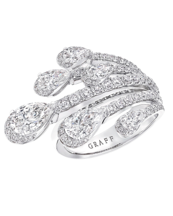 Кольцо Graff Duet Pear Shape Diamond Ring RGR757