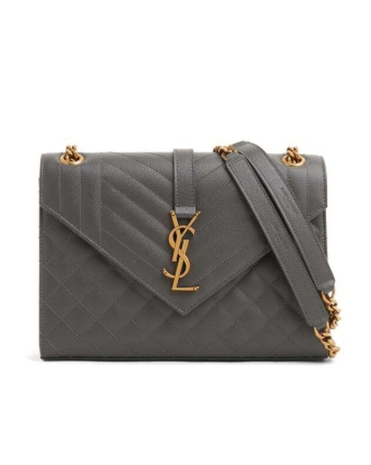 Сумка Saint Laurent Envelope Medium Chain Bag Grey