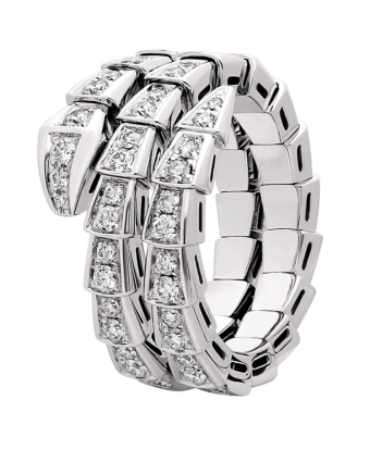 Кольцо Bvlgari Serpenti Viper Two-Coil Ring 357266